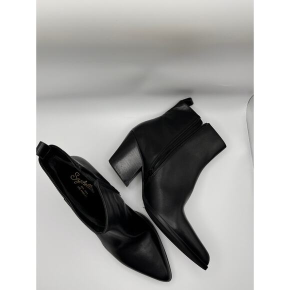 Seychelles black western cowboy ankle boots Aboard size 8.5 - Picture 9 of 12